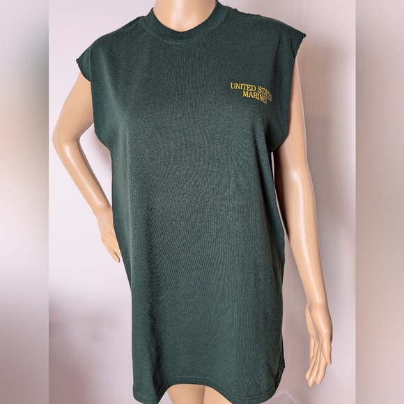 Marine Corp Machine Gunners Sleeveless Tee Medium - Picture 3 of 10